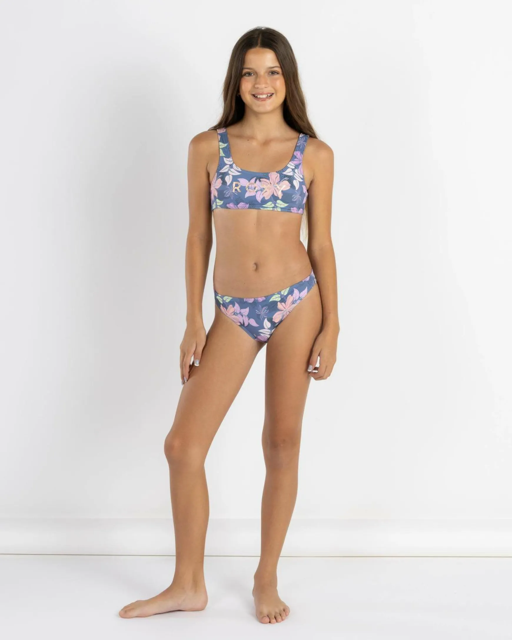 Girls' Hidden Garden Bralette Bikini Set