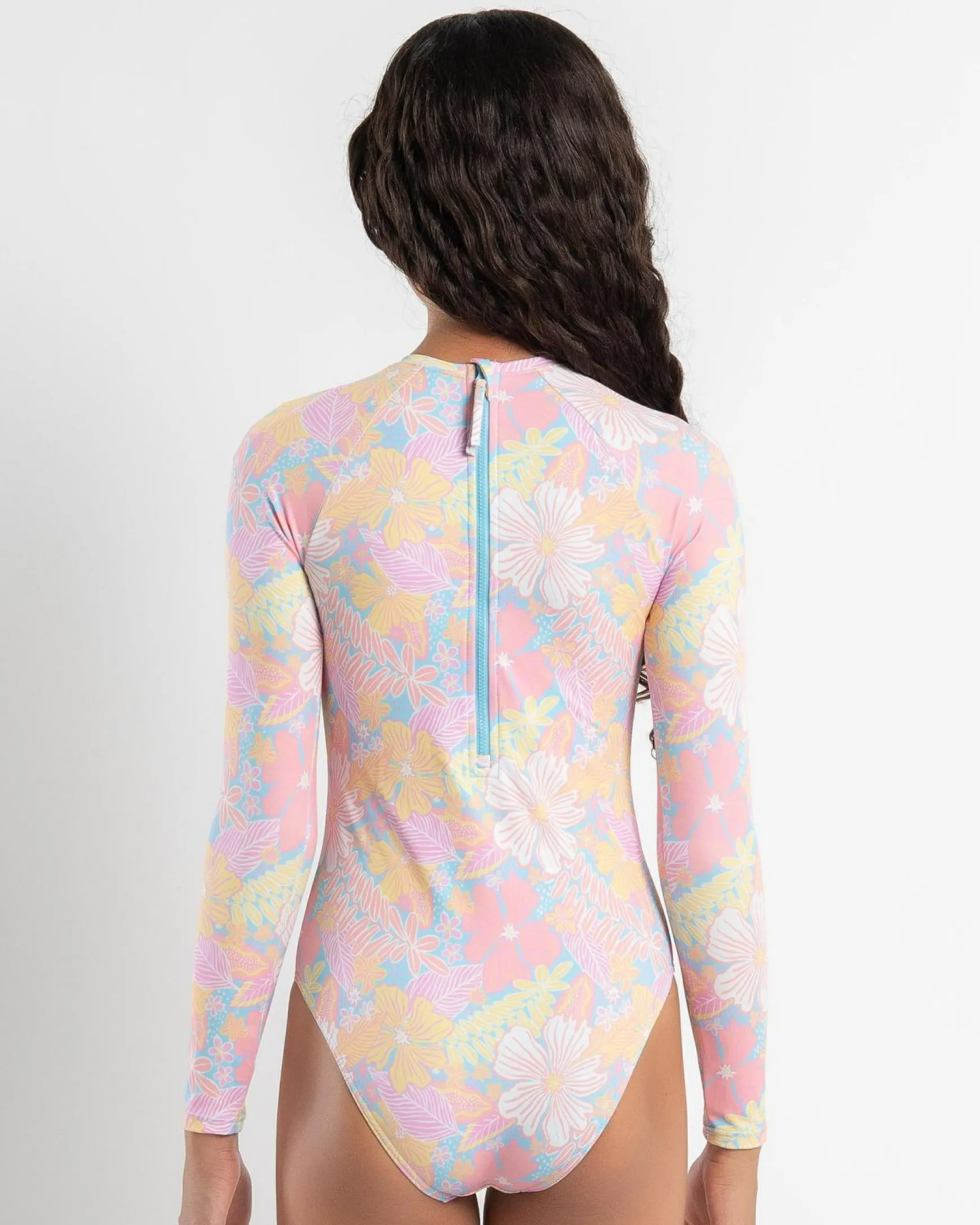 Girls' Hidden Garden Long Sleeve Surfsuit