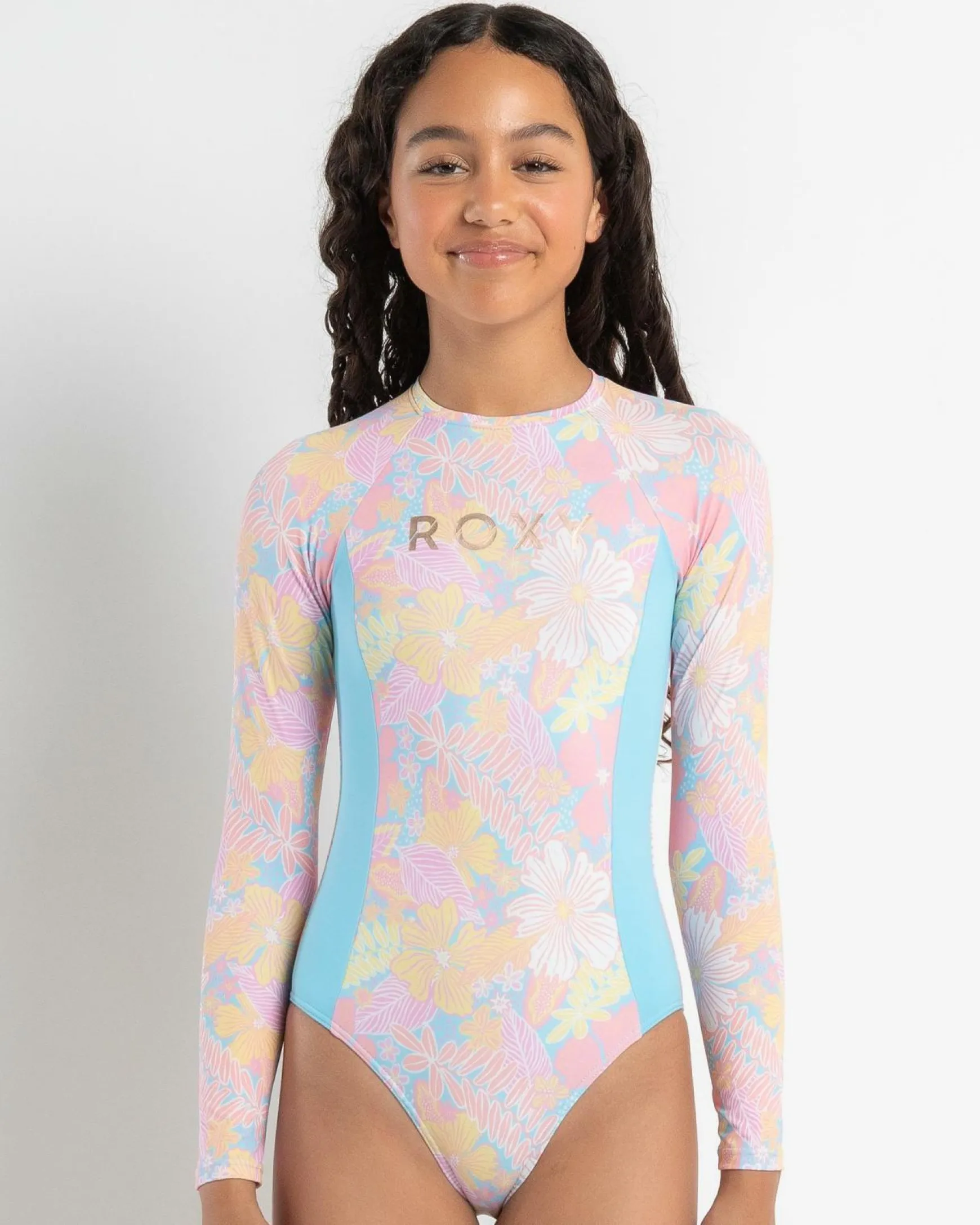 Girls' Hidden Garden Long Sleeve Surfsuit