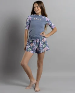 Girls' Hidden Garden Short Sleeve Rash Vest