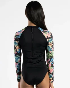 Girls' In Da Jungle Long Sleeve Surfsuit