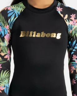 Girls' In Da Jungle Long Sleeve Surfsuit