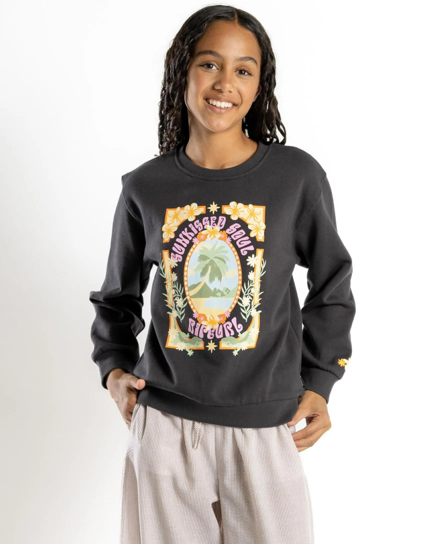 Girls' Island Bliss Art Sweatshirt