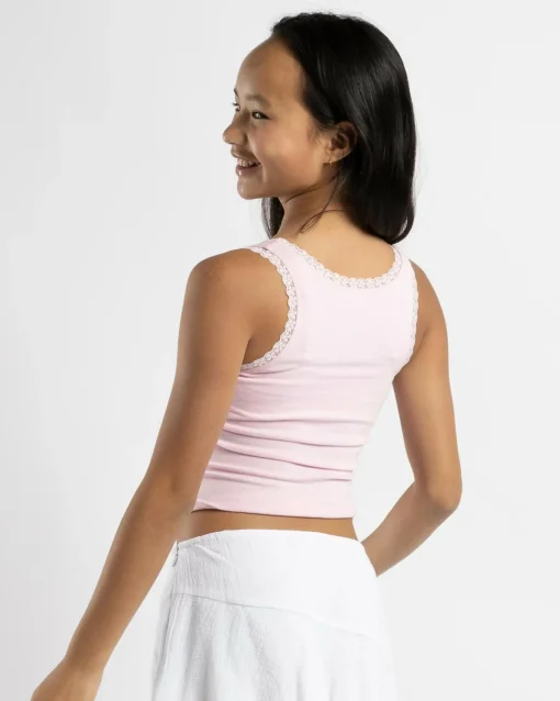 Girls' Ivy Lace Tank Top