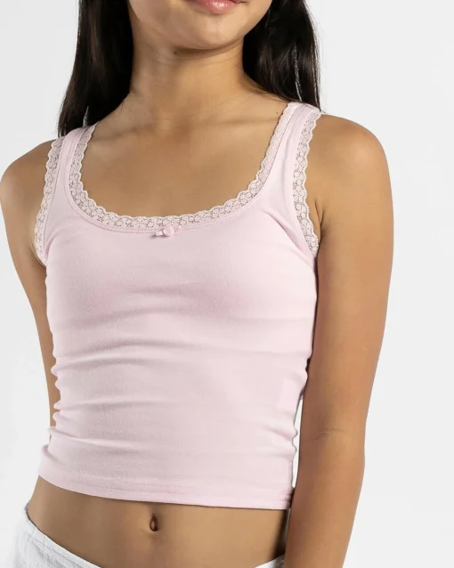 Girls' Ivy Lace Tank Top