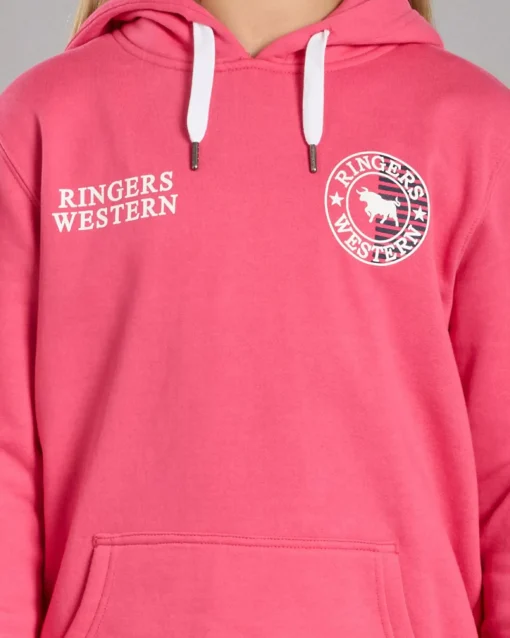 Girls' Jackaroo Flag Hoodie