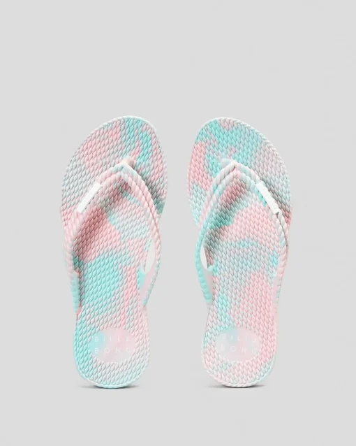 Girls' Kicks Marble Thongs