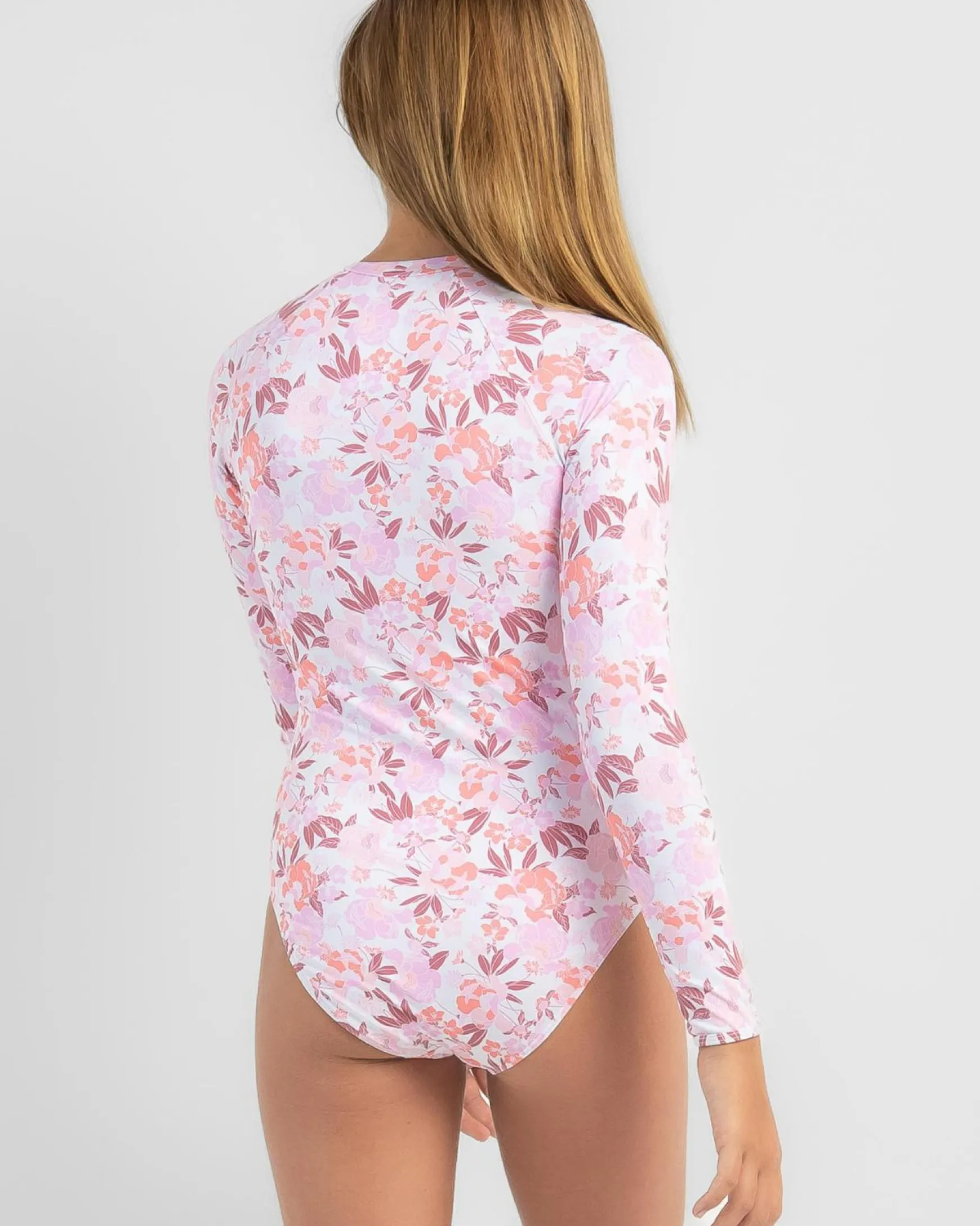 Girls' Lilac Skies Long Sleeve Surfsuit