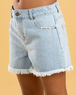 Girls' MFG Retro Dot Denim Shorts