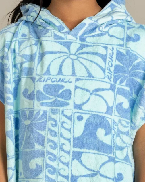 Girls' Mixed Cotton Hooded Towel