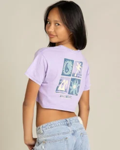 Girls' Mixing Vibes Crop T-Shirt