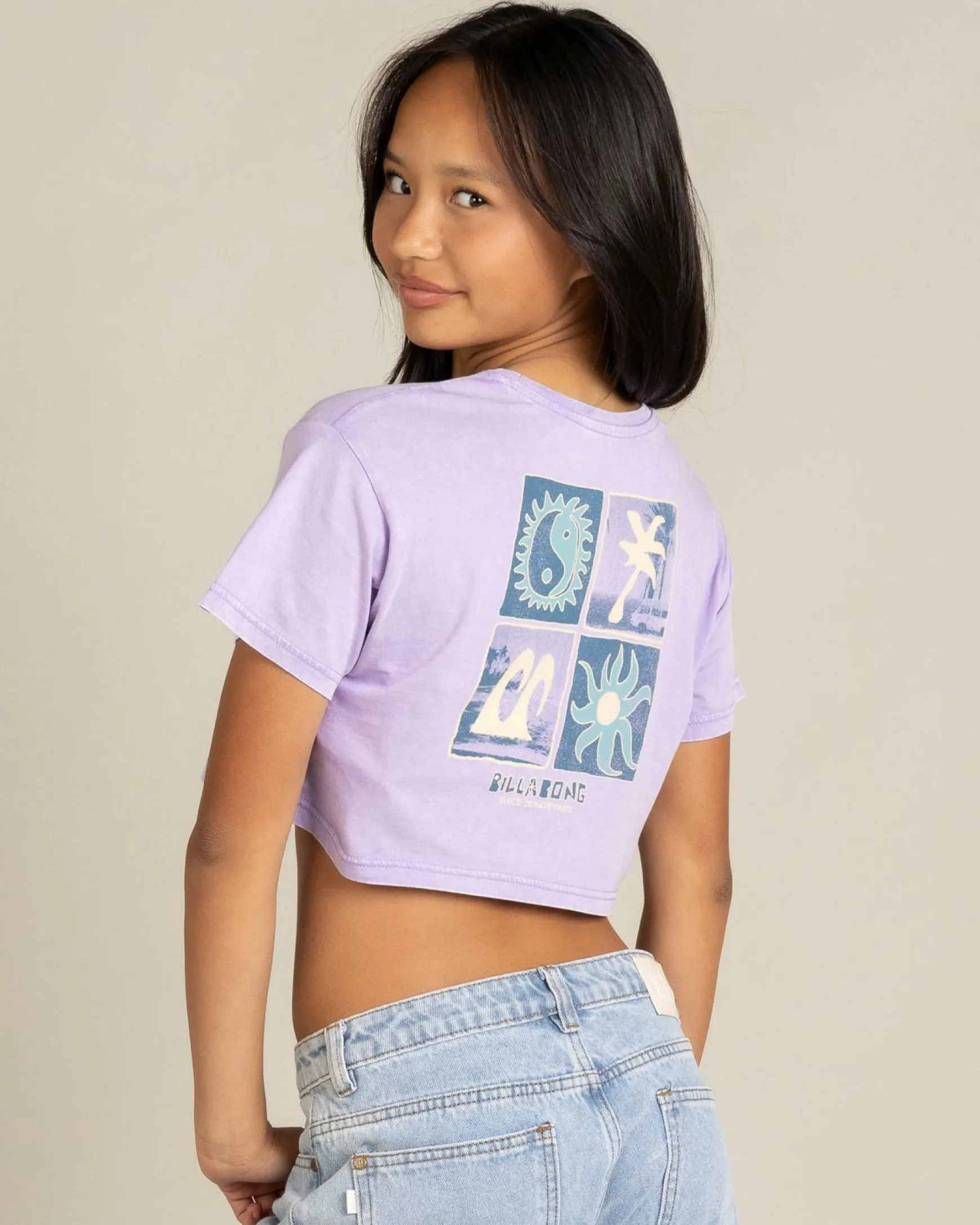 Girls' Mixing Vibes Crop T-Shirt