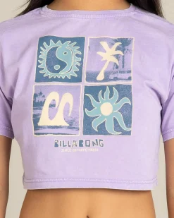 Girls' Mixing Vibes Crop T-Shirt