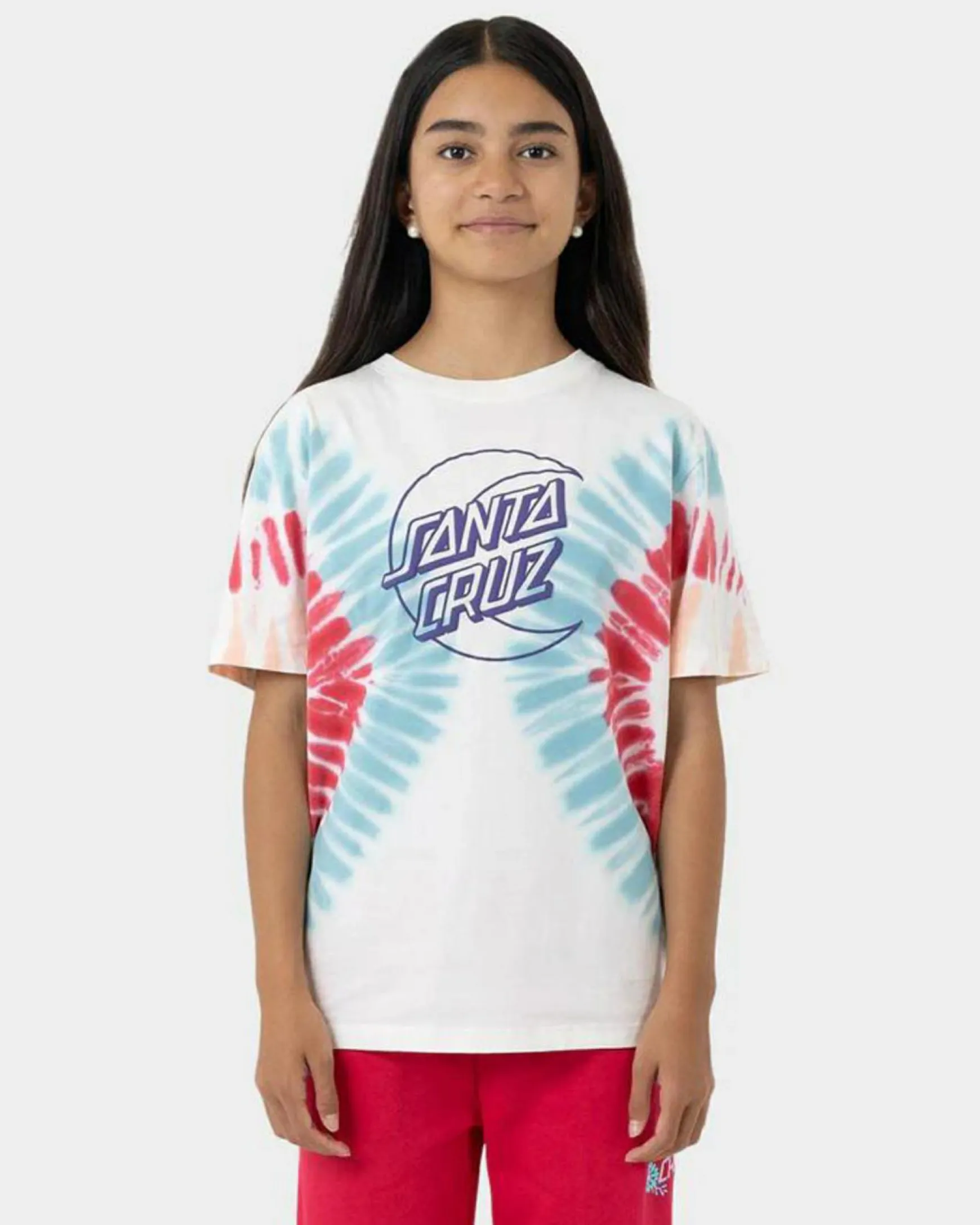 Girls' Moon Dot Outline Front T-Shirt