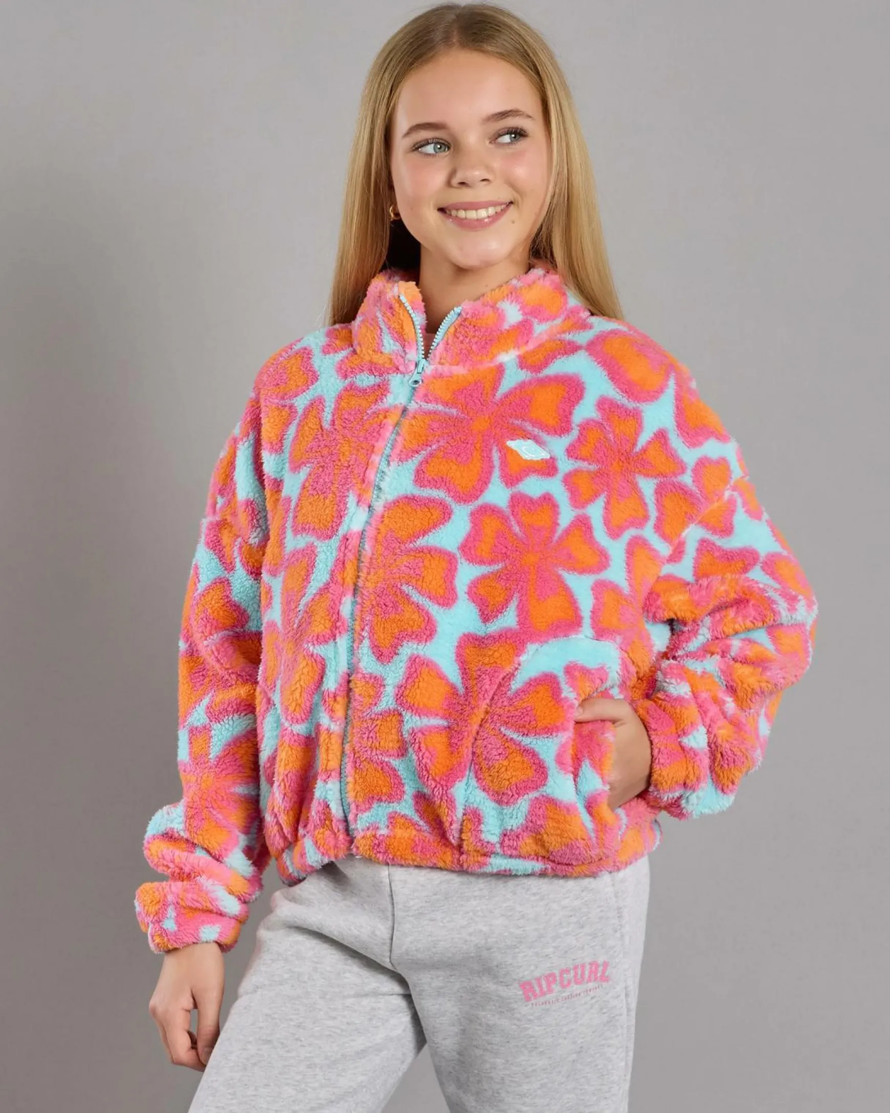 Girls' Neon Isles Polar Fleece