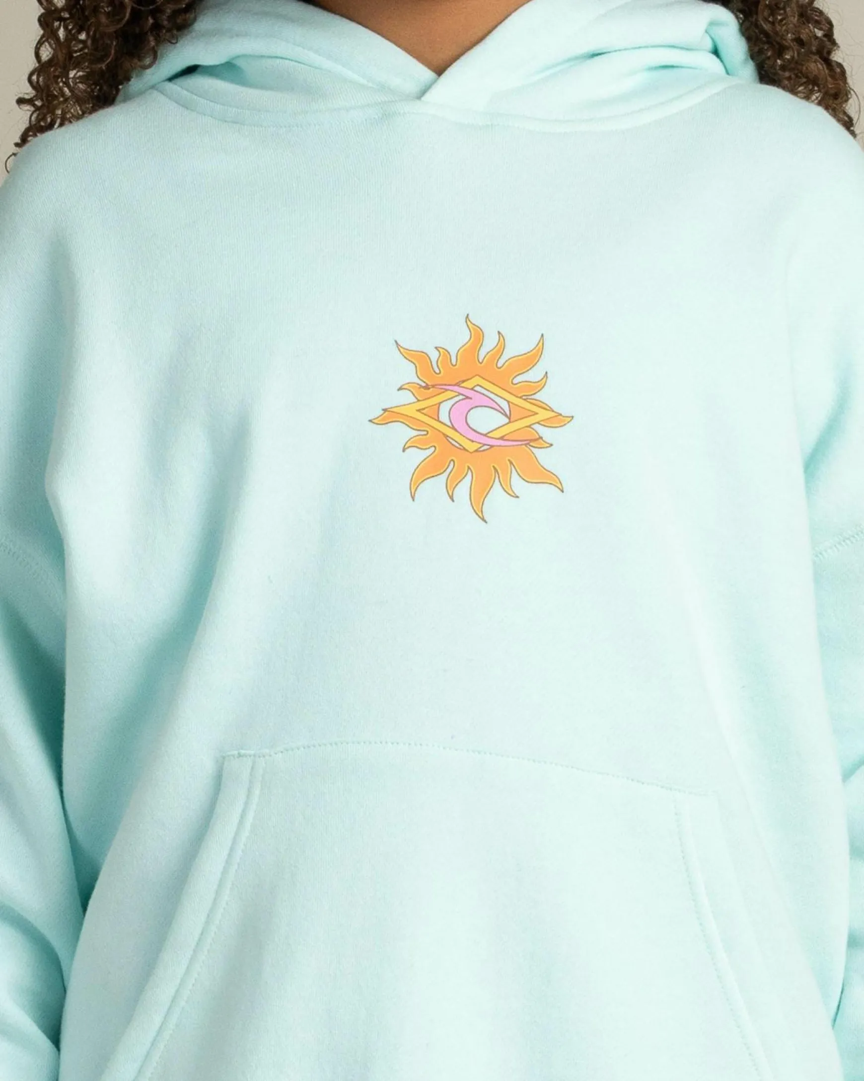 Girl's Neon Isles Surfer Hoodie