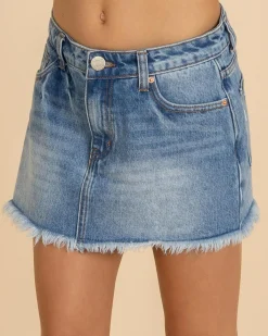 Girls' Nixie Denim Skort