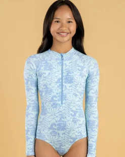 Girls' Oceanic Rib Surfsuit