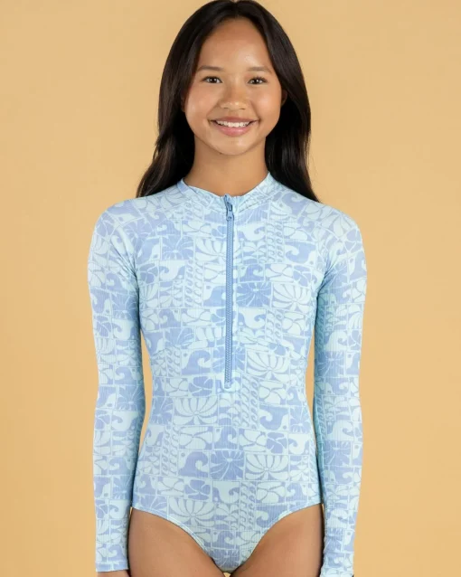 Girls' Oceanic Rib Surfsuit