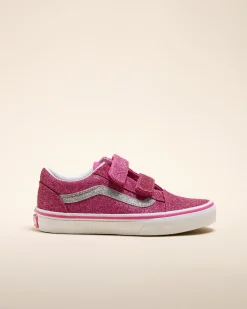 Girls' Old Skool V Glitter Shoes