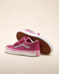Girls' Old Skool V Glitter Shoes