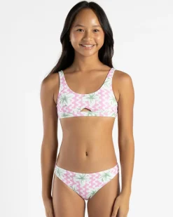 Girls' Party Waves Bralette Bikini Set
