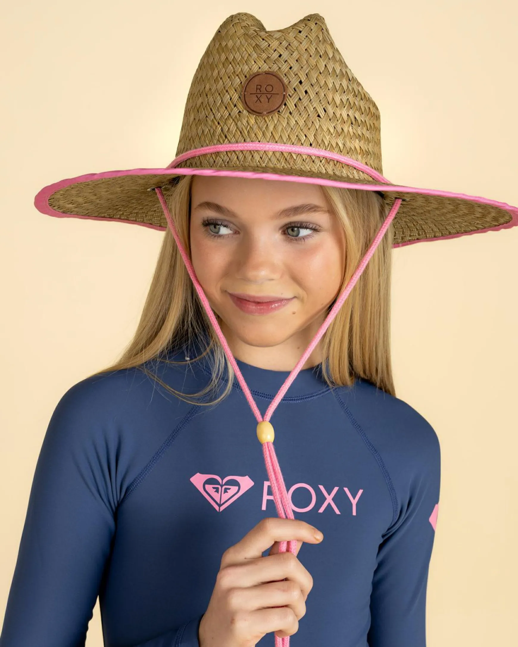 Girls' Pina To My Colada Solid Panama Hat
