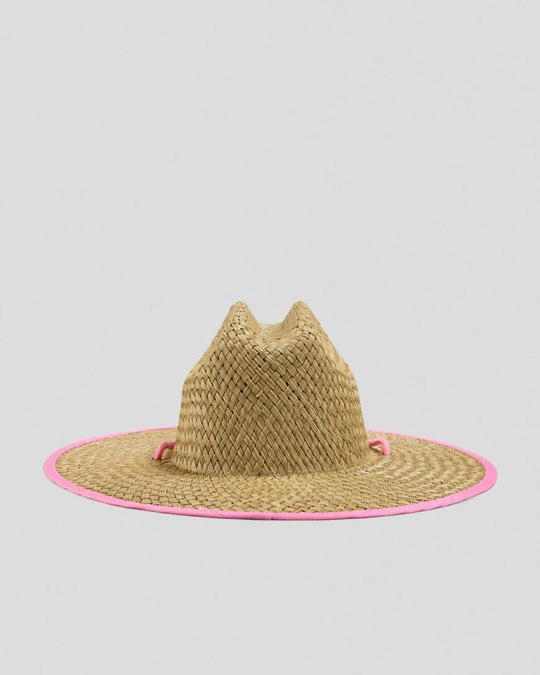 Girls' Pina To My Colada Solid Panama Hat