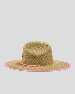 Girls' Pina To My Colada Solid Panama Hat