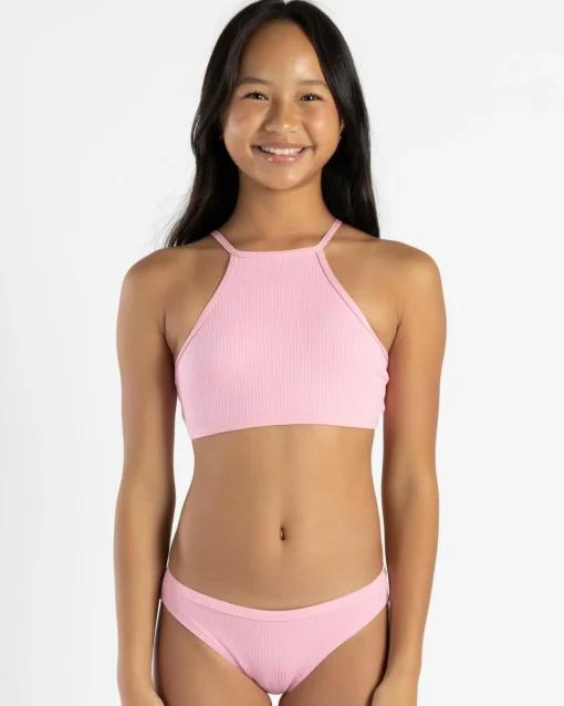 Girls' Premium Rib Bikini Set