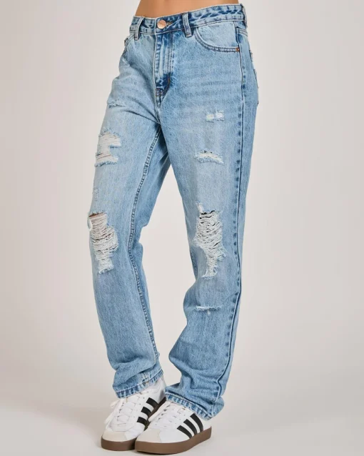 Girls' Rebel Straight Leg Jeans