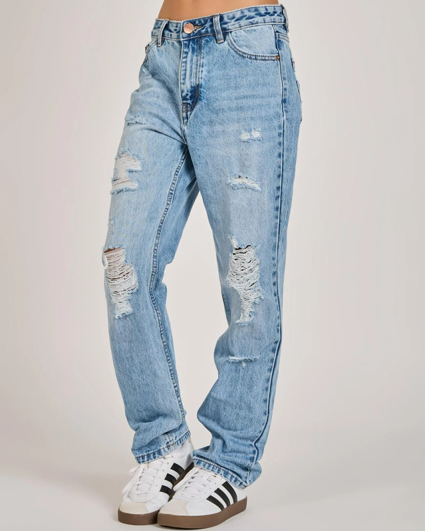 Girls' Rebel Straight Leg Jeans