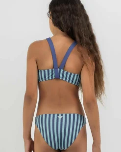 Girls' Serenity Stripe Bikini Set