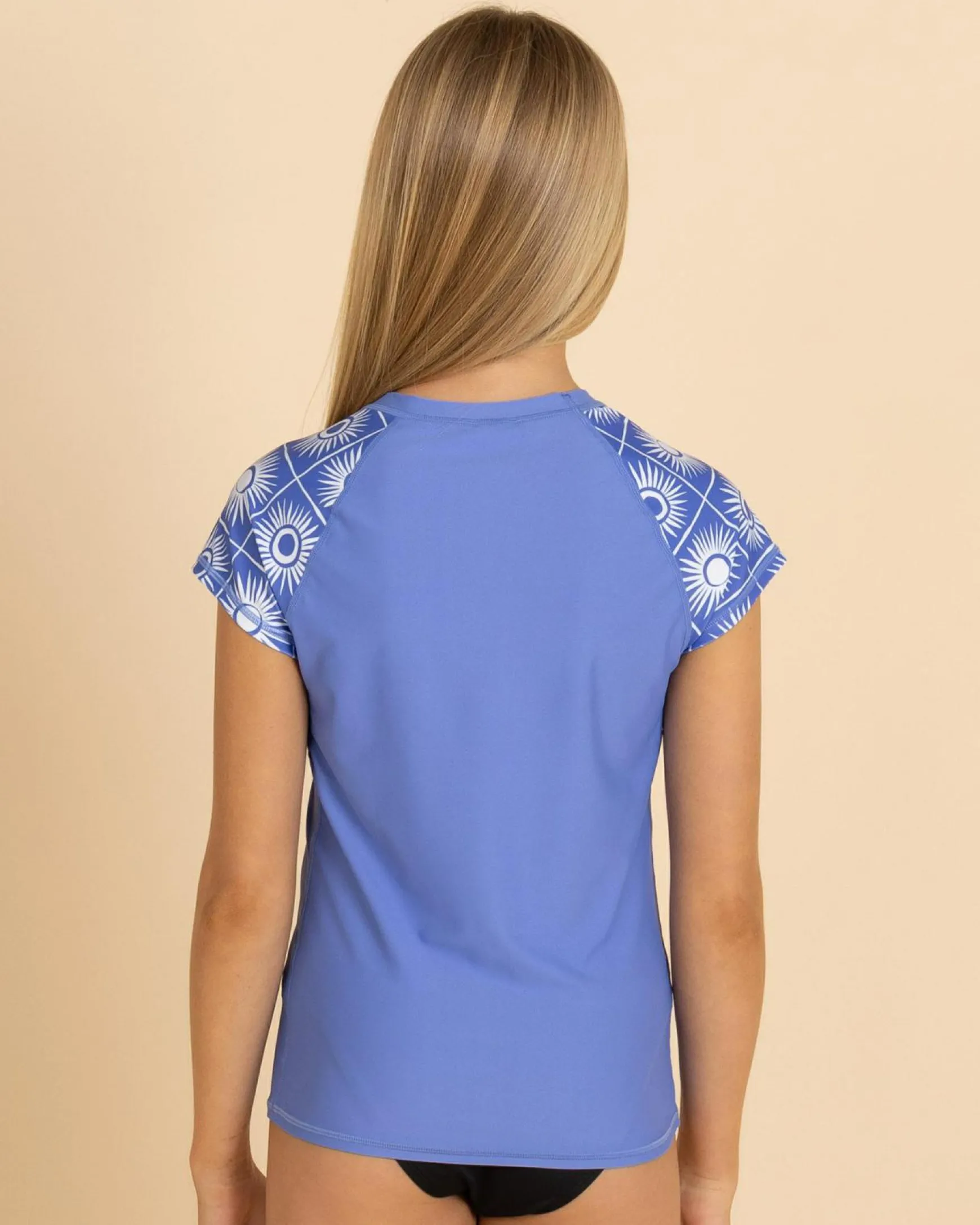 Girls' Show Me Sun Cap Sleeve Rash Vest