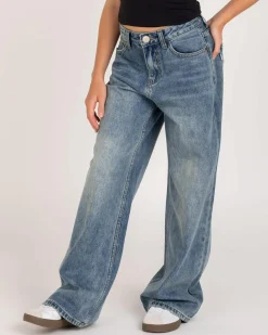 Girls' Soho Wide Leg Jeans