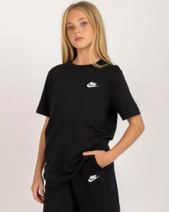 Girls' Sportswear Embroidered Futura T-Shirt