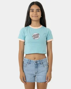 Girls' Sprinkle Dot Front Baby Tee