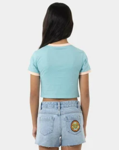 Girls' Sprinkle Dot Front Baby Tee
