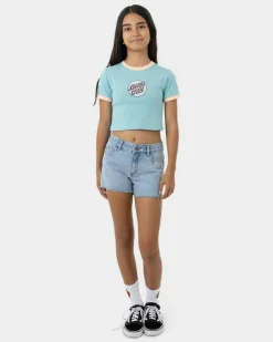 Girls' Sprinkle Dot Front Baby Tee