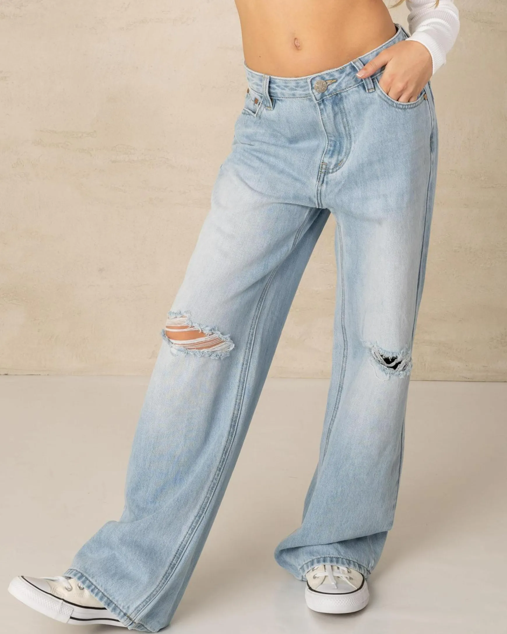 Girls' Stones Straight Leg Jeans