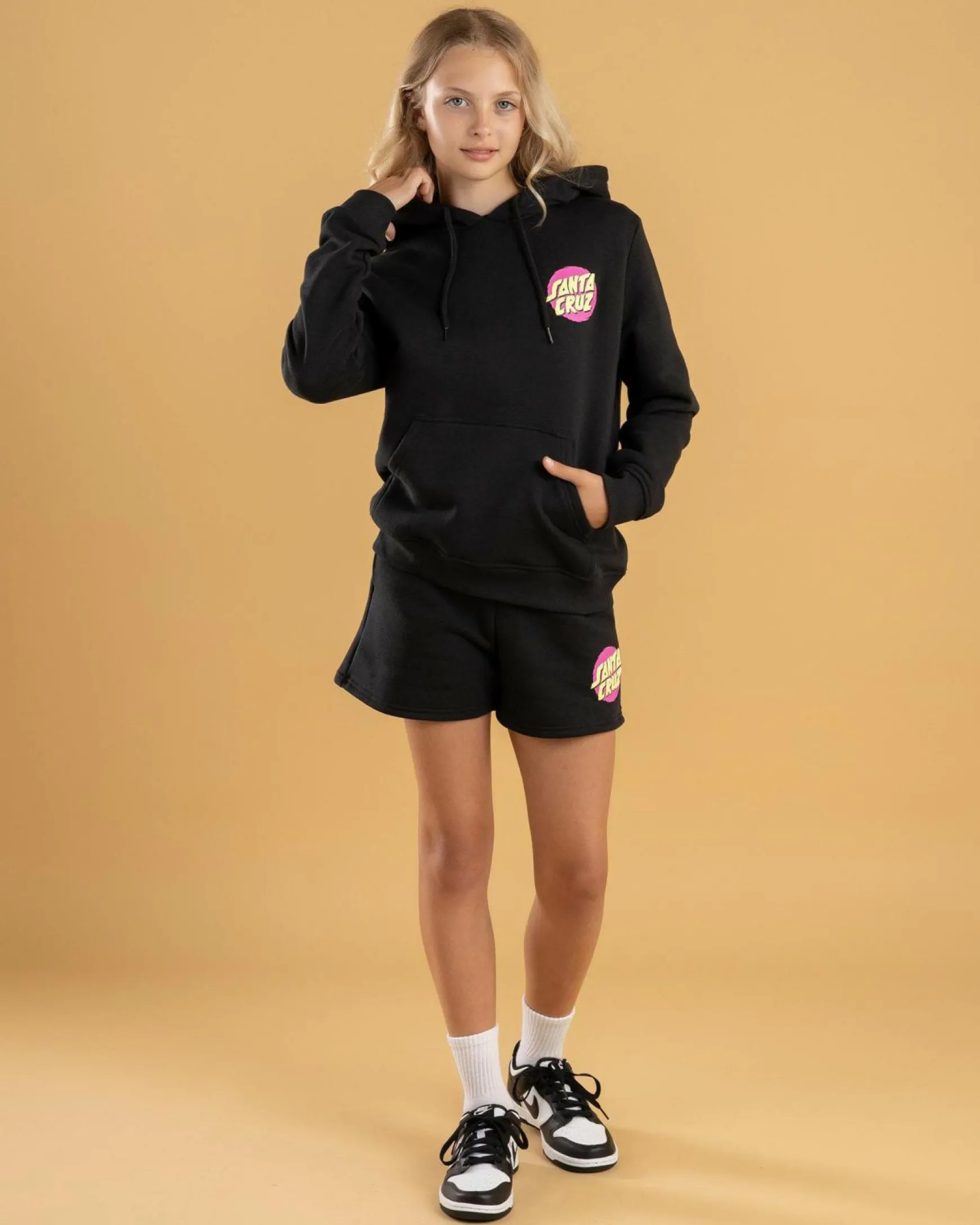 Girls' Style Dot Regular Fit Hoodie