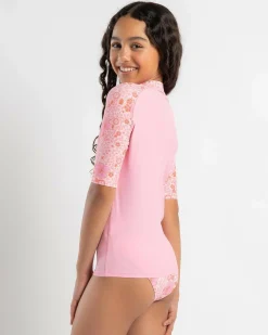 Girls' Summer Sol Rash Vest Set