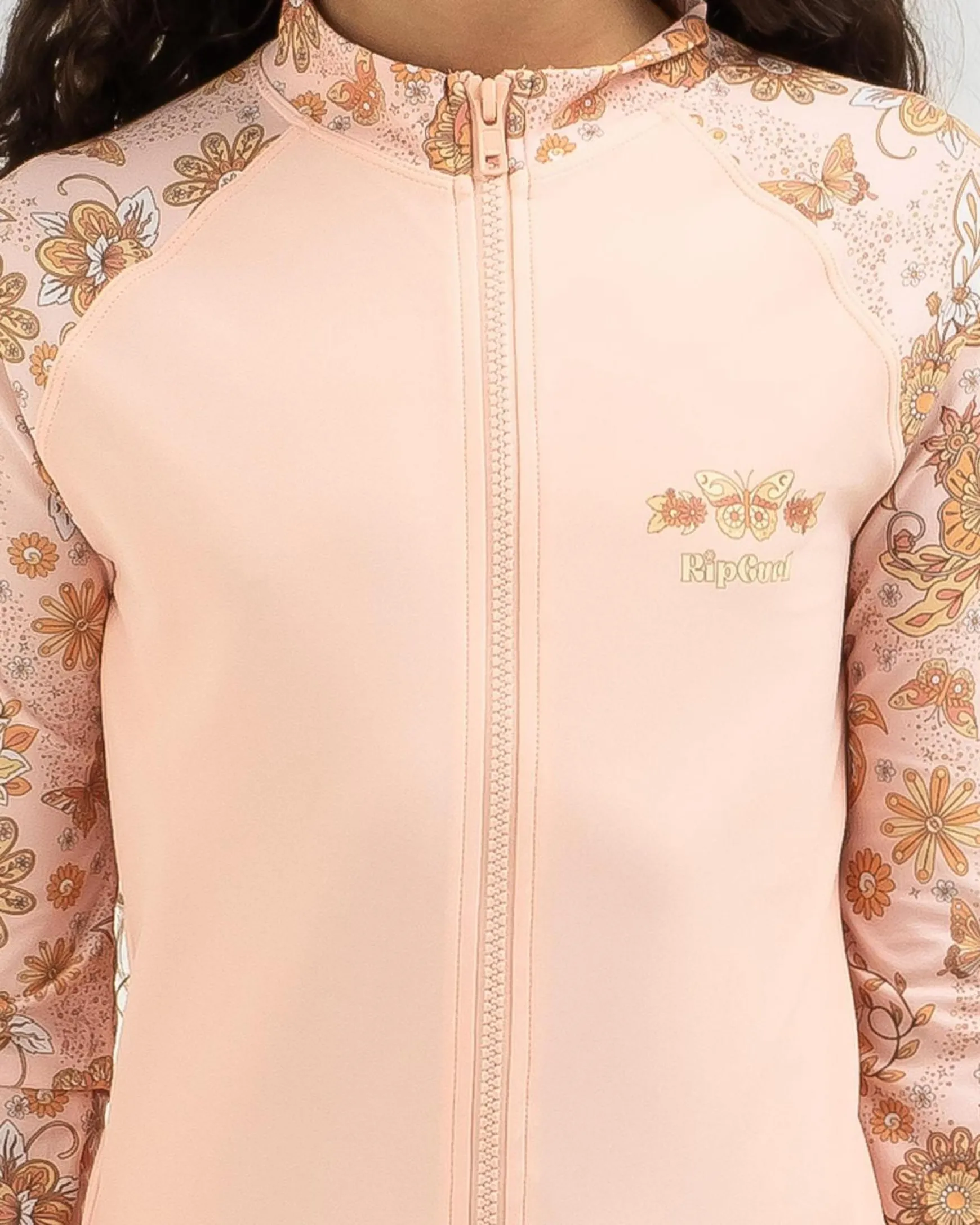 Girls' Sun Catcher Long Sleeve Zip Rash Vest