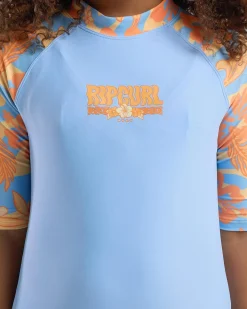 Girls' Sun Sol UPF Short Sleeve Rash Vest Set