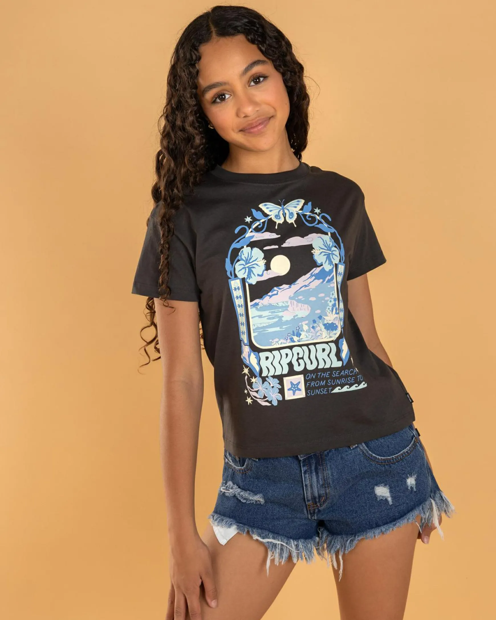 Girls' Sunset Skies Art T-Shirt