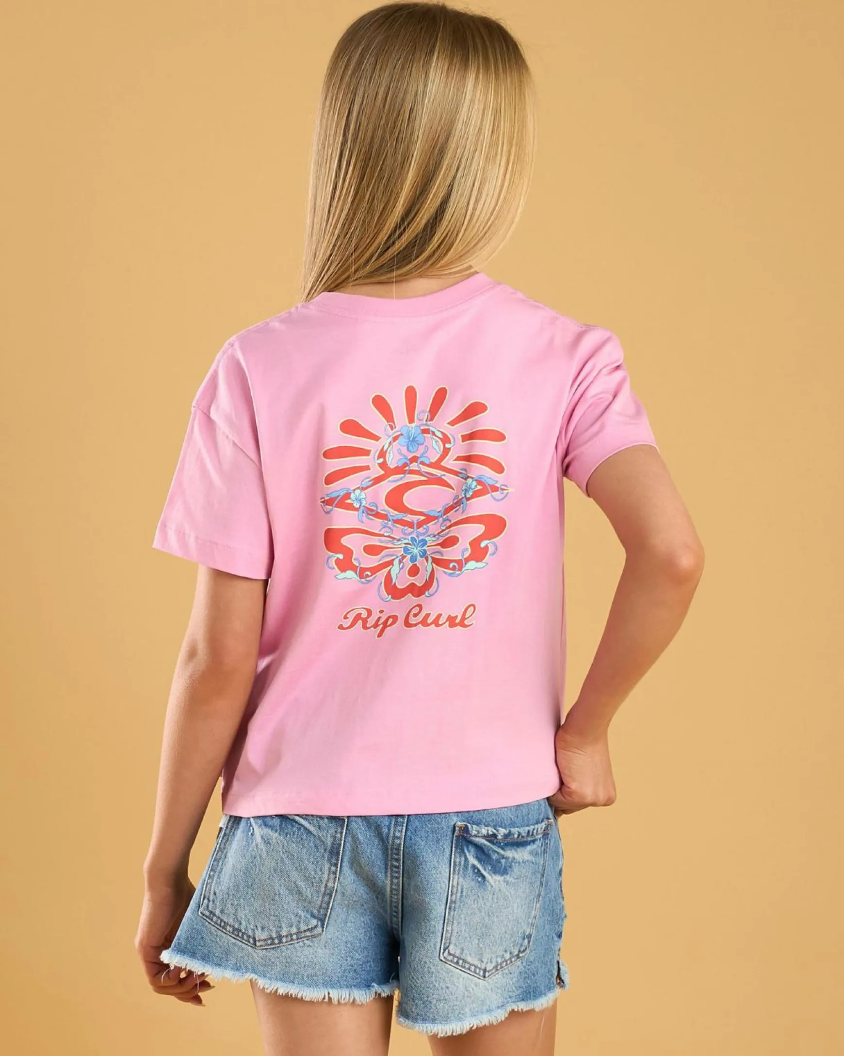 Girls' Sunset Skies Baby Tee
