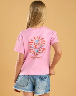 Girls' Sunset Skies Baby Tee