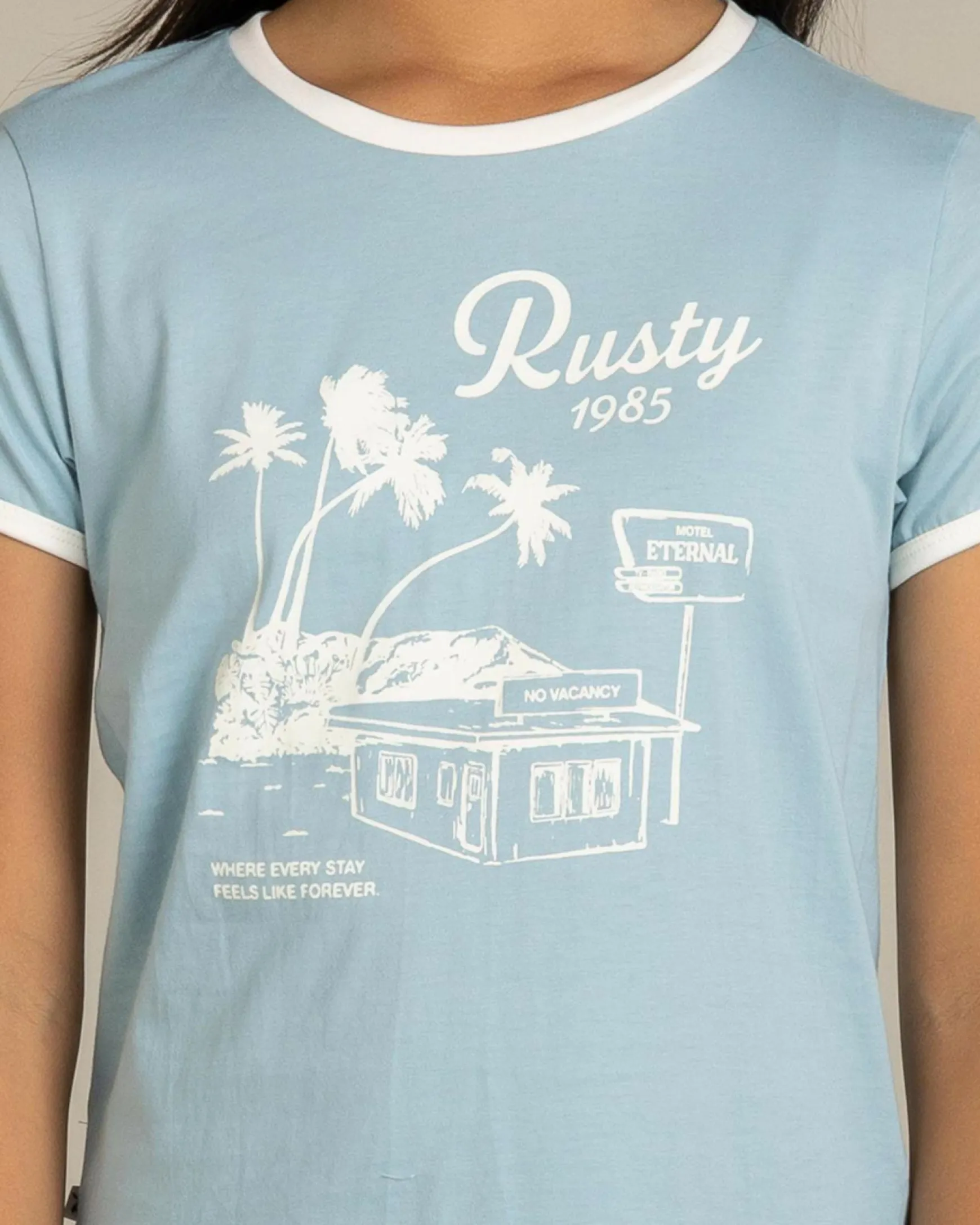 Girl's Sunset Wishes Ringer T-Shirt