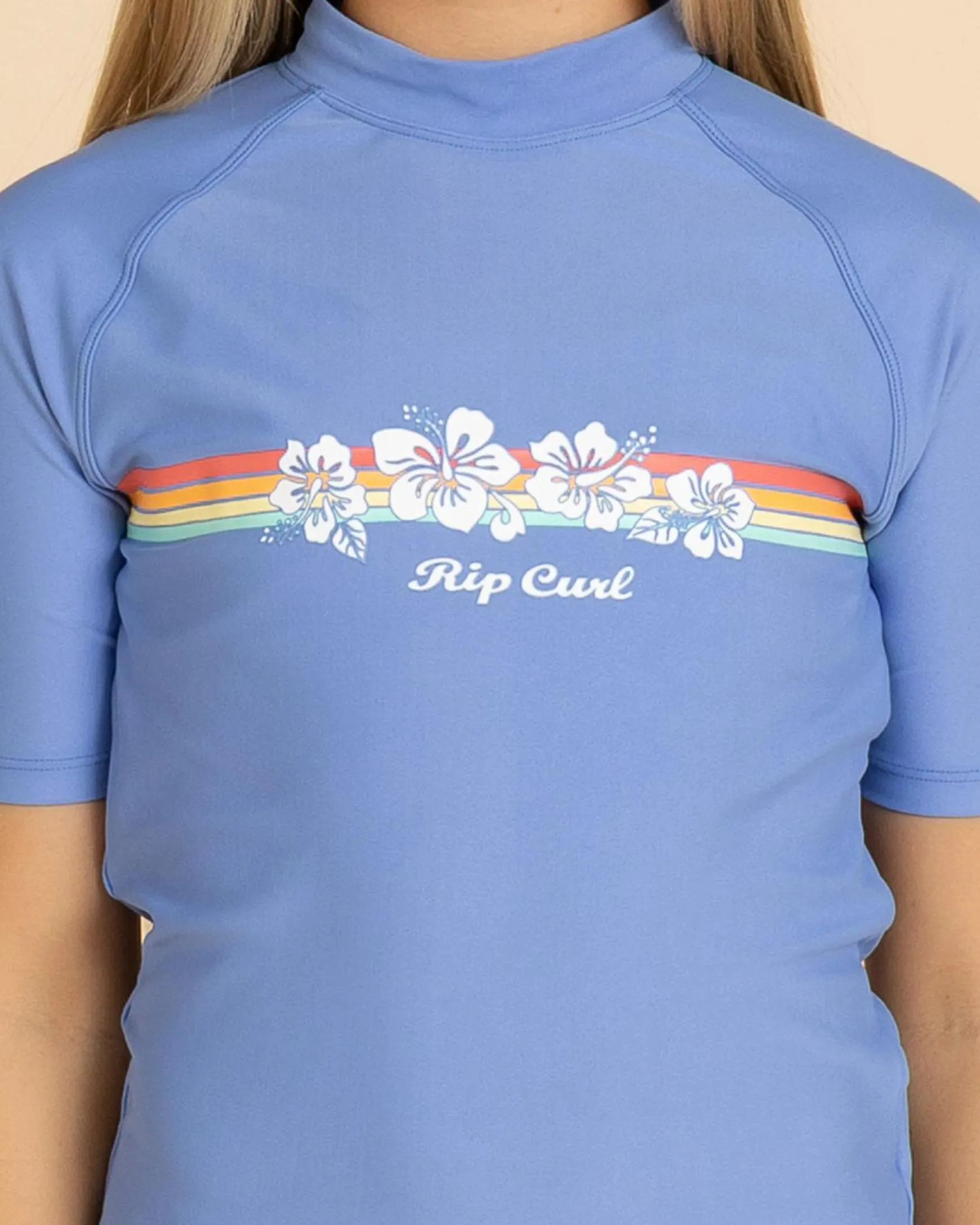 Girls' Surf Revival Short Sleeve Rash Vest
