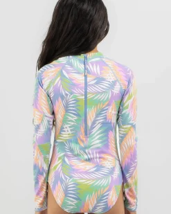 Girls' Tropical Dayz Long Sleeve Surfsuit